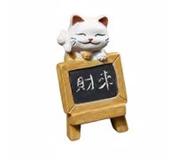 CoudarTitie Figurita de Gato de Cerámica Yixing Escultura Adorno Mascota de Té con Arcilla Púrpura Artesanal y Superficie Porosa Que Desarrolla Brillo Adecuada, GatoFortunaSinPrisa