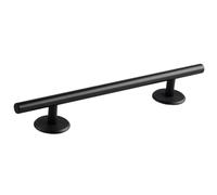 CoudarTitie Fingerboard Barra Redonda Acero Riel Entrenamiento Skate Obstáculo Profesional Parque Miniatura Resistente Y Estable Adecuado para Des, Negro