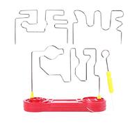 CoudarTitie Juego de Laberinto Eléctrico para Niños, Rompecabezas Táctil, Regalo Educativo, Tres Niveles