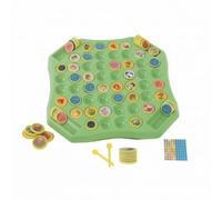 CoudarTitie Juego de Memoria Infantil Juego de Mesa Juego de Correspondencia Juego Educativo con 52 Fichas y Cuatro Lápices de, Mediano 23 23 2cm, Tema De Animales con 4 Bolígrafos