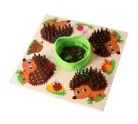 CoudarTitie Juego Interactivo Erizo con Tablero Mara Lisa y Piezas Removibles con Cubo Numerado para y Sencillas para Menores 6 Años Acuado para Juego Cooperativo con Padres y Escuela