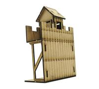 CoudarTitie Kits de Construcción de Modelo de 1/72, Modelo de Escena de Arquitectura, Colección de Rompecabezas 3D, Desmontaje Educativo para Diseño de, Torre de vigilancia