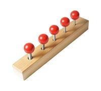 CoudarTitie Manipulativo Tornillos Pedagógico Al Trabajo Tablero Motricidad Motricidad Fina Perillas Aprendizaje Temprano para Niños Pequeños