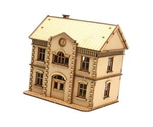 CoudarTitie Maqueta de Edificio Europeo a Escala 1/72, Accesorio, Adorno, Colección de Regalos, Hecha a Mano, Maqueta Arquitectónica Versátil, Casa en Miniatura