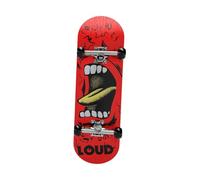 CoudarTitie Mástil de Guitarra, Mini Patineta de, Coleccionable, Novedad, Regalo de Cumpleaños, Movimiento, Juguete, Rojo