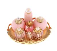CoudarTitie Mini Botellas Miniatura Perfume Juguete Accesorio Plástico para Desarrollo de Habilidades Infantiles Adecuado para Regalo Decoración del