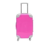 CoudarTitie Mini Maleta, Accesorios para Casa de Muñecas, Estuche Vacío, Maleta Miniatura para Muñecas, Soporte para Pestañas para Juguetes Infantiles, Regalos, J, Rosa Roja