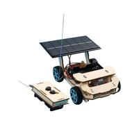 CoudarTitie Modelos de Coches de Madera con Control Remoto Inalámbrico Energía Solar para Proyectos de Ingeniería de
