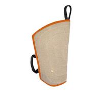 CoudarTitie Mordedor Tubo Dentadura Interactivo Protección Brazo Entrenamiento Resistencia Perro Material Yute Adecuado Sesiones Jardín Interior, Naranja