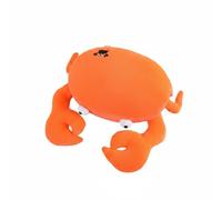CoudarTitie Muñeco de Cangrejo de Peluche Almohada Suave Detallada con Opción de Sombrero Adecuado para Accesorio Set Fotográfico, Naranja Cangrejo, 20cm