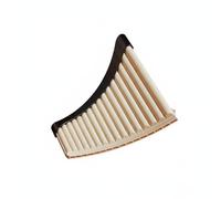 CoudarTitie Musical Flute Panpipes para Entusiastas de la Música Instrumento de Viento en con Plug Fijo para Afinación y Embocadura Sencilla Adecuado para, Blanco