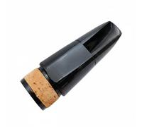 CoudarTitie para Bajo Accesorio de Viento Pieza de Recambio Embocadura con Forma Suave Material Plástico y Corcho Fácil de Manejar, Boquilla De Clarinete Bajo, Modelo Dos Para Boquilla De 6-7