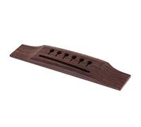 CoudarTitie Puente para Guitarra Acústica Puente para Guitarra de Seis Cuerdas Accesorio para Guitarra Zurda Pieza de Repuesto de Madera Hecho de