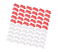 CoudarTitie RC Pista de Modular con de Interbloqueo Kit de Circuito Expandible Resistente Y Superficie para Marcadores Adecuado para Apren, 60 Piezas