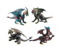 CoudarTitie Set de Juego de Dragones en Miniatura, Colección de Animales Salvajes para Decoración de Fiestas.