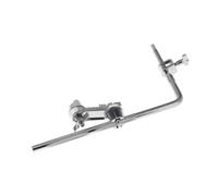 CoudarTitie Soporte de Cencerro Montaje para Bombo Abrazadera de Fijación Brazo Metálico de Percusión con Diseño Multifuncional Adecuado para Orquestas Y Bandas, 27 X 18.5 Cm