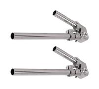 CoudarTitie Soporte para Tom, Soporte para Instrumentos de Percusión, Soporte para Tambor, Soporte de Montaje Ligero Portátil, Soporte para Brazo para Accesorios, 2 piezas