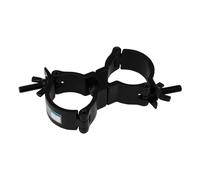 CoudarTitie Swivel Coupler para Estructuras de Luces Gancho Doble Accesorio para Carga Máxima de 110lb Adecuado para Conciertos Pub Instalaciones de, negro