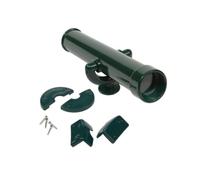 CoudarTitie Telescopio Infantil de Juguete para Niños Visor de Juego Accesorio de Columpio Diseño Colorido No Amplificante sin Fatiga Montaje en Madera O Plástico, Verde Oscuro