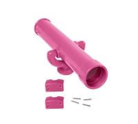 CoudarTitie Telescopio Infantil de Juguete para Niños Visor de Juego Accesorio de Columpio Diseño Colorido No Amplificante sin Fatiga Montaje en Madera O Plástico, Rosa