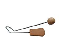 CoudarTitie Vibraslap Instrumento de Percusión Rascador Madera Sacudidor Clapper con Bola de Madera de y Acabado Barnizado Control Cómodo y Estable Adecuado para, Large