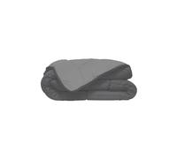Couette chaude Microfibre 400 gr/m² CALGARY Acier & Argent 140x200cm