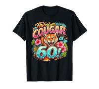 Cougar 60th Birthday Funny Gag Gift Broma Gráfico Novedad Camiseta