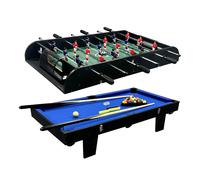 Cougar all-in-one 2 en 1 Mesa Multijuegos en verde / azul | Mini mesa multifuncion, Billar y Futbolin | Multijuego