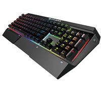 Cougar Attack X3 Speedy RGB Gaming Tastatur MX Speed Teclado de Juego - Cherry MX Silver Switches - 1000 Hz - Teclas RGB-LED - DE Layout