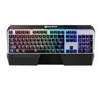 Cougar Attack X3 Speedy RGB Gaming Tastatur MX Speed Teclado de Juego - Cherry MX Silver Switches - 1000 Hz - Teclas RGB-LED - US Layout