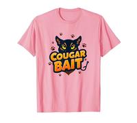 Cougar Bait: Humor Ingenioso de los Cazadores de Mujeres Mayores Camiseta, Hombre, Rosado, XL