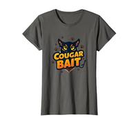 Cougar Bait: Humor Ingenioso de los Cazadores de Mujeres Mayores Camiseta, Mujer, Asfalto, L