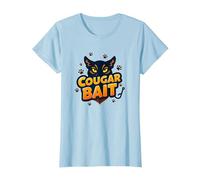 Cougar Bait: Humor Ingenioso de los Cazadores de Mujeres Mayores Camiseta, Mujer, Azul Bebé, 3XL