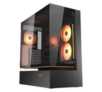 Cougar Caja semitorre cfv235 Black | ATX/CEB, flujo de aire de 270°, 4 ventiladores ARGB PWM, GPU hasta 430 mm, USB-C
