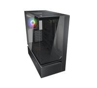 COUGAR CFV235 ES, Mid Tower ATX, carcasa CEB, compatible con GPU de 430 mm, ventiladores ARGB PWM preinstalados de 120 mm, acceso de flujo de aire de 270°, filtro de polvo, filtración magnética dual