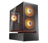 COUGAR CFV235 - Funda de malla MidTower de 400 mm, compatible con GPU, ventiladores ARGB PWM de 160 mm x 2, panel frontal 3 en 1, acceso de flujo de aire de 270°, filtro de polvo, filtración magnética