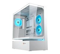 Cougar CFV235 Mesh caja semitorre blanca con cristal templado