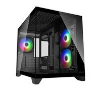 Carcasa Cougar CGR-2QA6B-RGB Mini Tower Micro ATX Iluminación Multi Ventana Vidrio