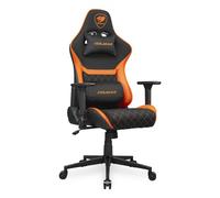 COUGAR - CGR-A2F Silla para videojuegos universal Asiento acolchado tapizado Negro, Naranja
