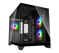 Carcasa Cougar CGR-2QA6B-RGB Mini Tower Micro ATX Iluminación Multi Ventana Vidrio