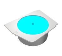 COUGAR Gaming | Accesorio CAJA Gaming | FV270PLATFORMWHITE - Plataforma giratoria ARGB - Compatibilidad COUGAR FV270 Series - Instalación Pogo Pin - Carga 1 kg