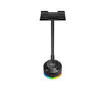 Cougar Gaming - Soporte para Auriculares Gamer Bunker S con Ventosa Negra y luz RGB