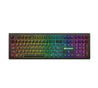 COUGAR Gaming | Teclado Gaming | Teclado Puri RGB MECÁNICO AZERTY Negro + Caja - Interruptores mecánicos RGB - Tiempo de Respuesta 1 ms - 14 Modos de iluminación - Tapa de fijación magnética