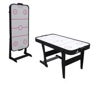 Cougar icing Mesa de air Hockey 5 ft Plegable | Mesa de airhockey in ccesorios (discos y empujadores) | Table de hockey de aire para ninos y adultos para interior