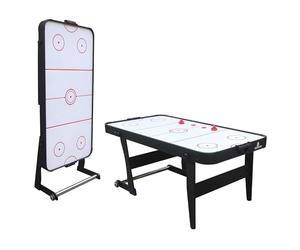 Cougar Icing Mesa de Air Hockey 6 ft Plegable | Mesa de Airhockey In ccesorios (Discos y empujadores) | Table de Hockey de Aire para ninos y Adultos para Interior.