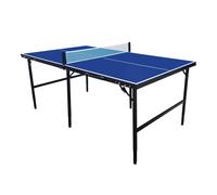 Cougar - Mesa de Ping Pong Midi 1800 Portable azul | M esa de Pink Ponk Patas ajustables | Tenis Mesa Robusto Marco de aluminio, Cantoneras | 2 anos de Garantia