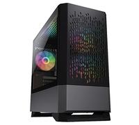 COUGAR MG140 Air RGB Compact ARGB Mini Tower Case Moderna Ventilación, Negro