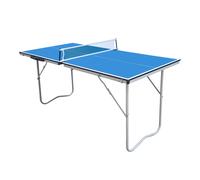 Cougar Mini 1500 Basic Mesa de Ping Pong Portatil azul | Mesa de Pink Ponk Robusto marco de aluminio | Plegable, facil almacenamiento, 2 anos de garantia.