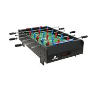 Cougar Mini Futbolin, 3 pies, negro | Con 2 pelotas y marcador de puntos incluidos | FPara ninos y adultos | Dimensiones: 94 x 50,5 x 24 cm