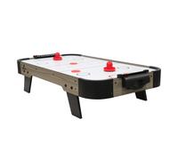 Cougar Mini Mesa de air hockey, 3 ft, roble/gris | Mesa de air hockey con accesorios (discos y empujadores) | Para ninos y adultos - Motor electrico de 12 V | Dimensiones: 92 x 51,5 x 25 cm